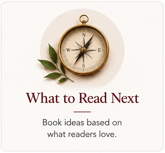 What to Read Next category card with a compass and green leaves
